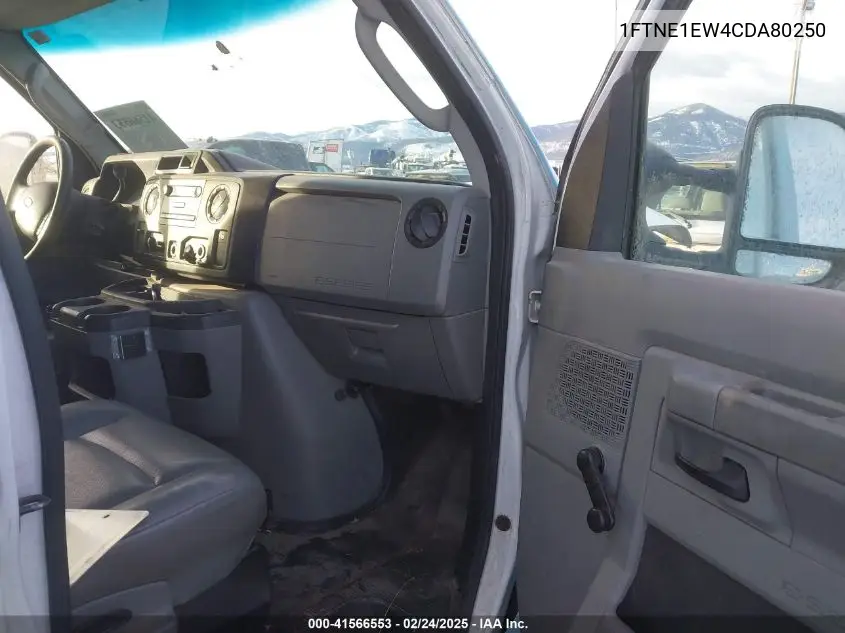 2012 Ford E-150 Commercial VIN: 1FTNE1EW4CDA80250 Lot: 41566553