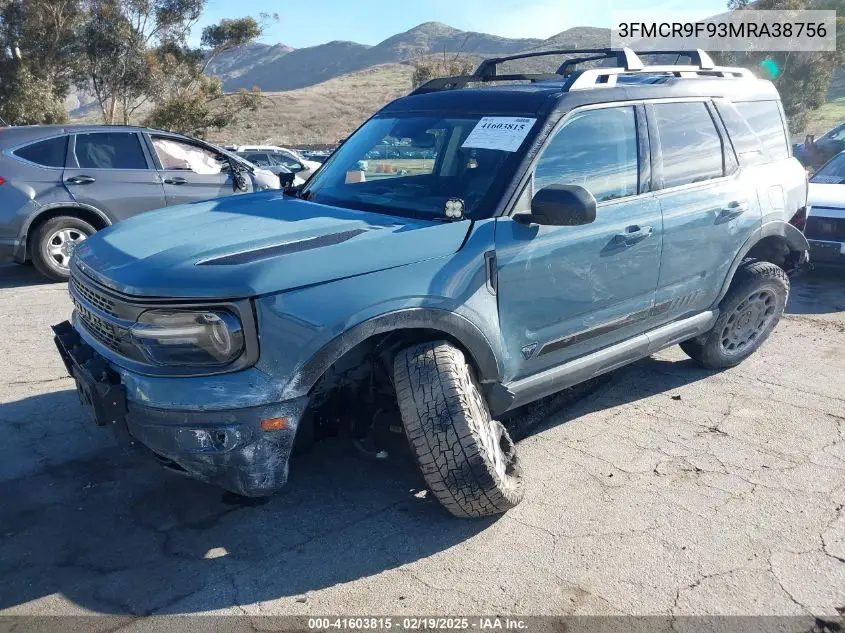 2021 Ford Bronco Sport First Edition VIN: 3FMCR9F93MRA38756 Lot: 41603815