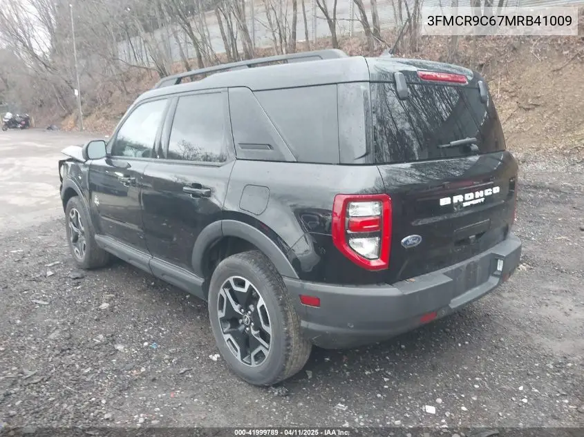 2021 Ford Bronco Sport Outer Banks VIN: 3FMCR9C67MRB41009 Lot: 41999789