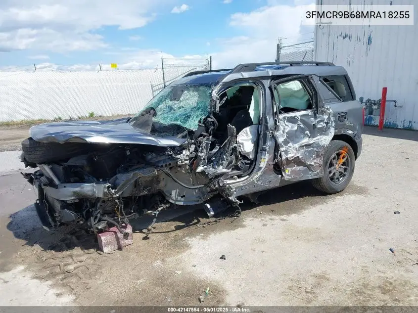 2021 Ford Bronco Sport Big Bend VIN: 3FMCR9B68MRA18255 Lot: 42147554