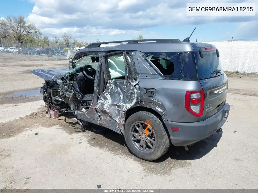2021 Ford Bronco Sport Big Bend VIN: 3FMCR9B68MRA18255 Lot: 42147554