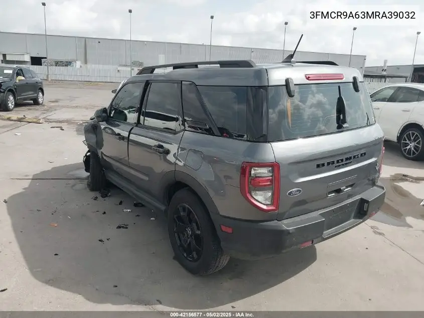 2021 Ford Bronco Sport VIN: 3FMCR9A63MRA39032 Lot: 42156577