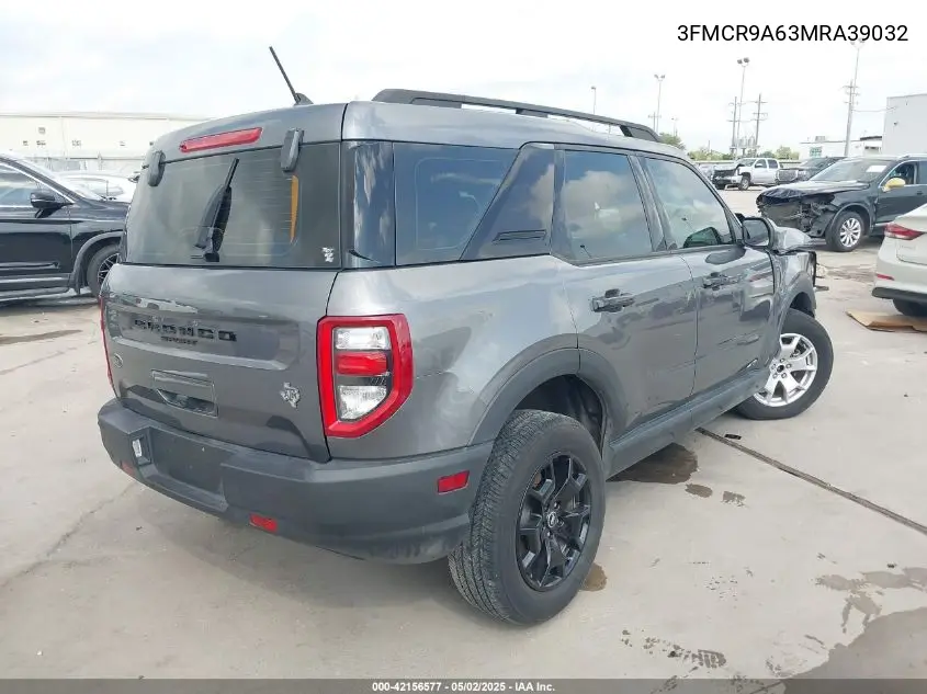 2021 Ford Bronco Sport VIN: 3FMCR9A63MRA39032 Lot: 42156577