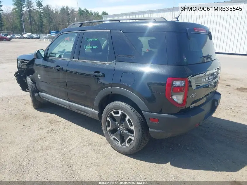 2021 Ford Bronco Sport Outer Banks VIN: 3FMCR9C61MRB35545 Lot: 42161077