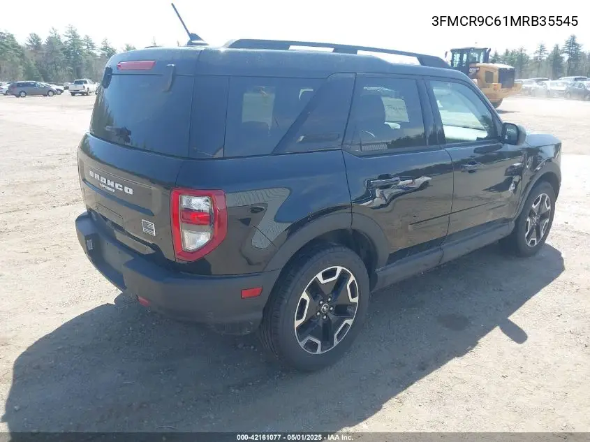 2021 Ford Bronco Sport Outer Banks VIN: 3FMCR9C61MRB35545 Lot: 42161077