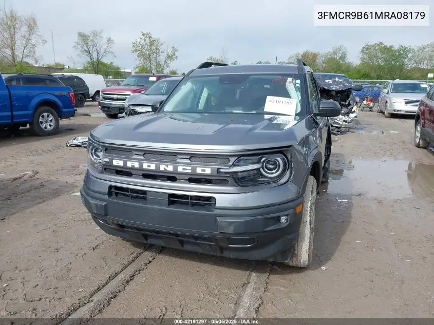 2021 Ford Bronco Sport Big Bend VIN: 3FMCR9B61MRA08179 Lot: 42191297