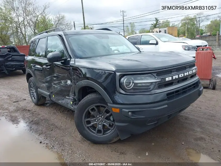 2021 Ford Bronco Sport Big Bend VIN: 3FMCR9B6XMRB31057 Lot: 42192657