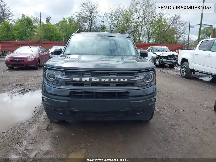 2021 Ford Bronco Sport Big Bend VIN: 3FMCR9B6XMRB31057 Lot: 42192657