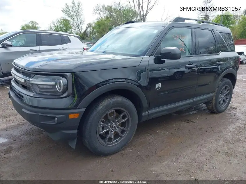 2021 Ford Bronco Sport Big Bend VIN: 3FMCR9B6XMRB31057 Lot: 42192657