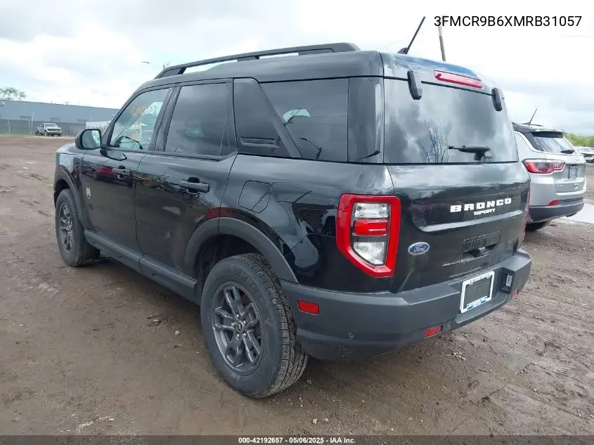 2021 Ford Bronco Sport Big Bend VIN: 3FMCR9B6XMRB31057 Lot: 42192657