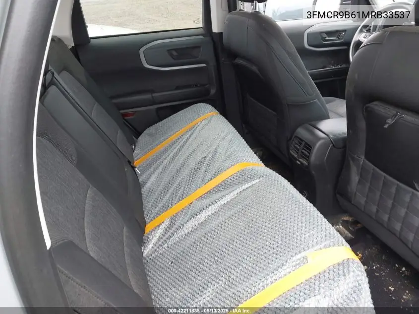 2021 Ford Bronco Sport Big Bend VIN: 3FMCR9B61MRB33537 Lot: 42211835
