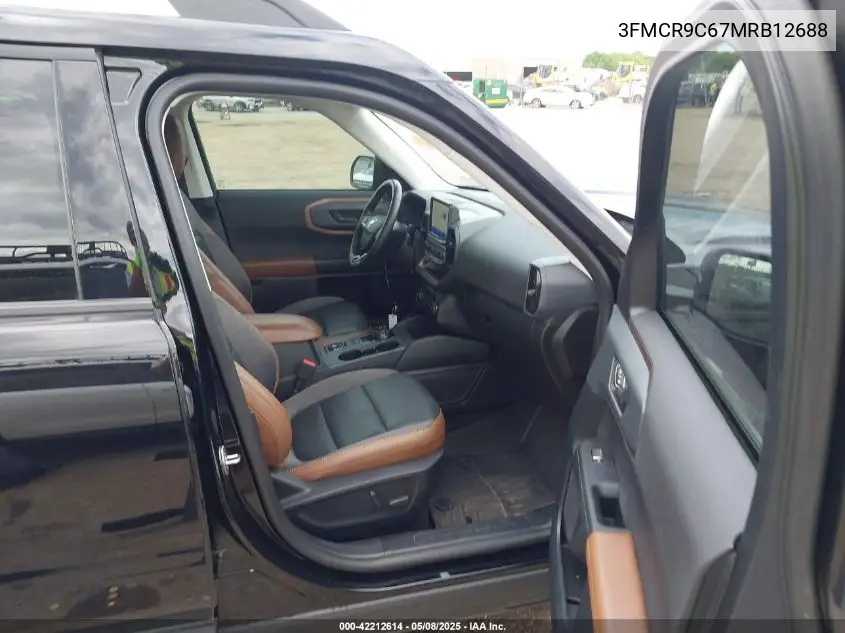 2021 Ford Bronco Sport Outer Banks VIN: 3FMCR9C67MRB12688 Lot: 42212614