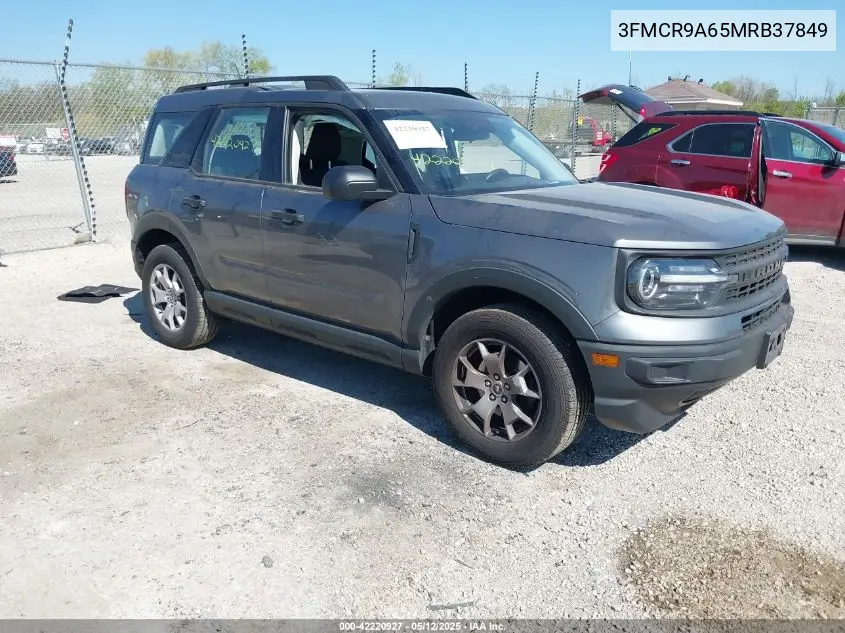 2021 Ford Bronco Sport VIN: 3FMCR9A65MRB37849 Lot: 42220927