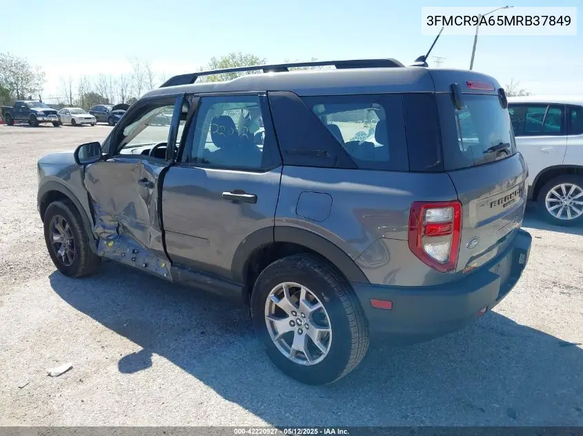 2021 Ford Bronco Sport VIN: 3FMCR9A65MRB37849 Lot: 42220927