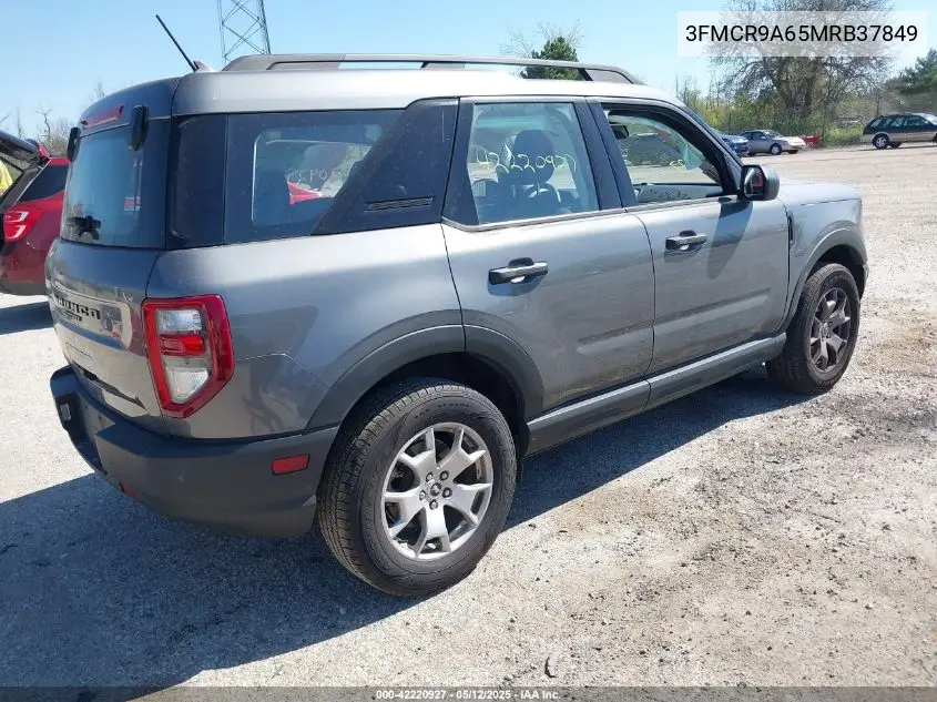 2021 Ford Bronco Sport VIN: 3FMCR9A65MRB37849 Lot: 42220927