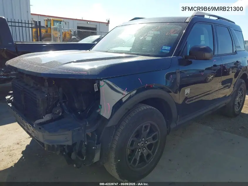 2021 Ford Bronco Sport Big Bend VIN: 3FMCR9B69MRB21300 Lot: 42228747