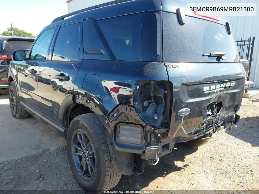 2021 Ford Bronco Sport Big Bend VIN: 3FMCR9B69MRB21300 Lot: 42228747