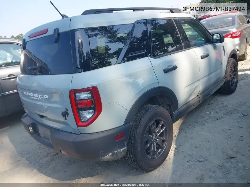 2021 Ford Bronco Sport Big Bend VIN: 3FMCR9B67MRB37494 Lot: 42568023