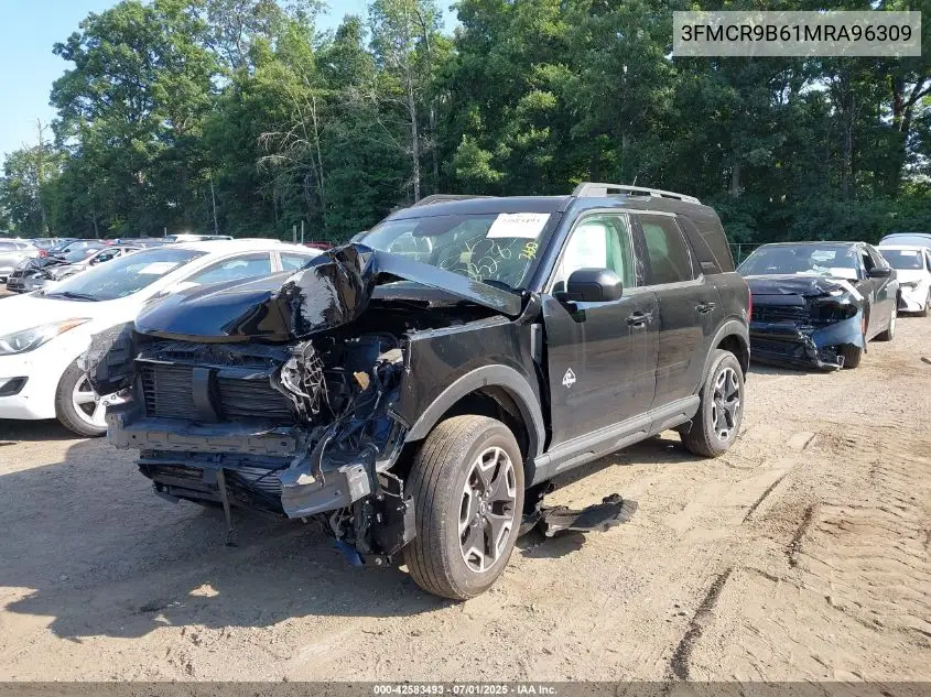 2021 Ford Bronco Sport Big Bend VIN: 3FMCR9B61MRA96309 Lot: 42583493