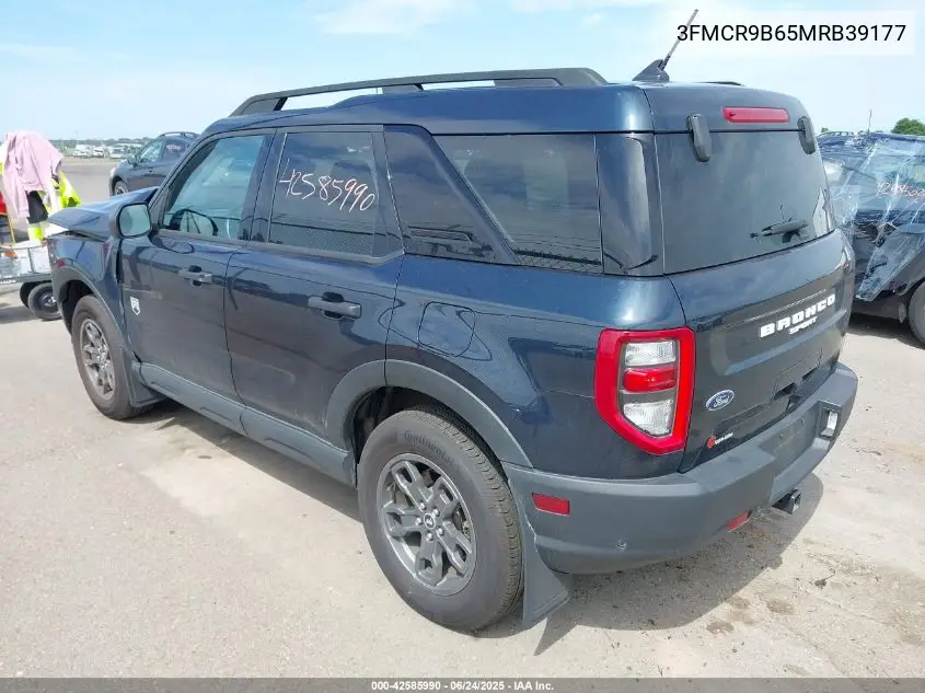 2021 Ford Bronco Sport Big Bend VIN: 3FMCR9B65MRB39177 Lot: 42585990
