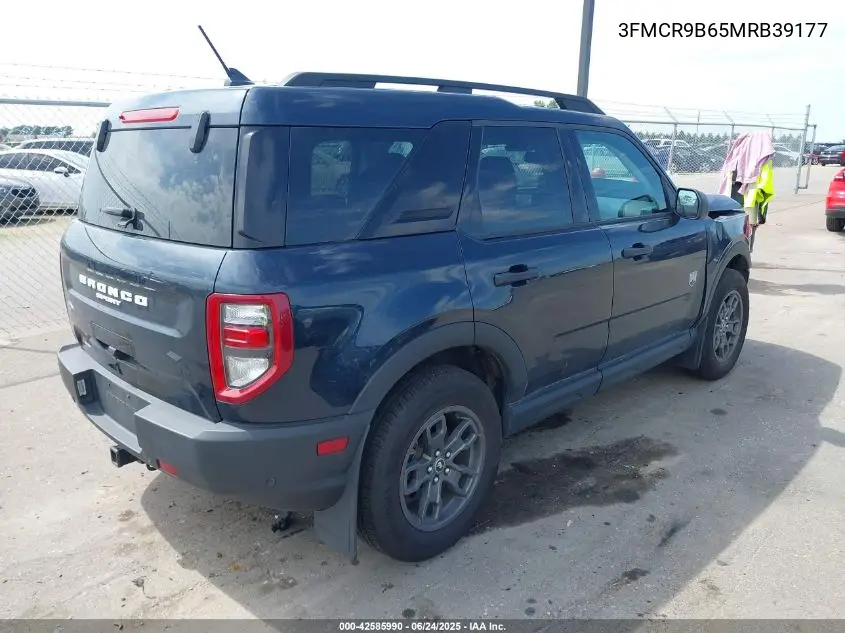 2021 Ford Bronco Sport Big Bend VIN: 3FMCR9B65MRB39177 Lot: 42585990