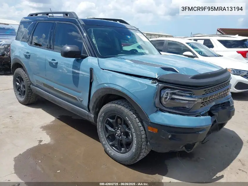 2021 Ford Bronco Sport First Edition VIN: 3FMCR9F95MRA13194 Lot: 42602725