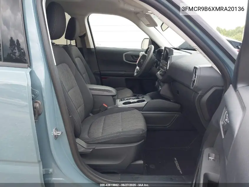 2021 Ford Bronco Sport Big Bend VIN: 3FMCR9B6XMRA20136 Lot: 42615662