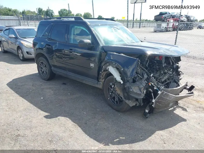 2021 Ford Bronco Sport Big Bend VIN: 3FMCR9B69MRA93949 Lot: 42623907