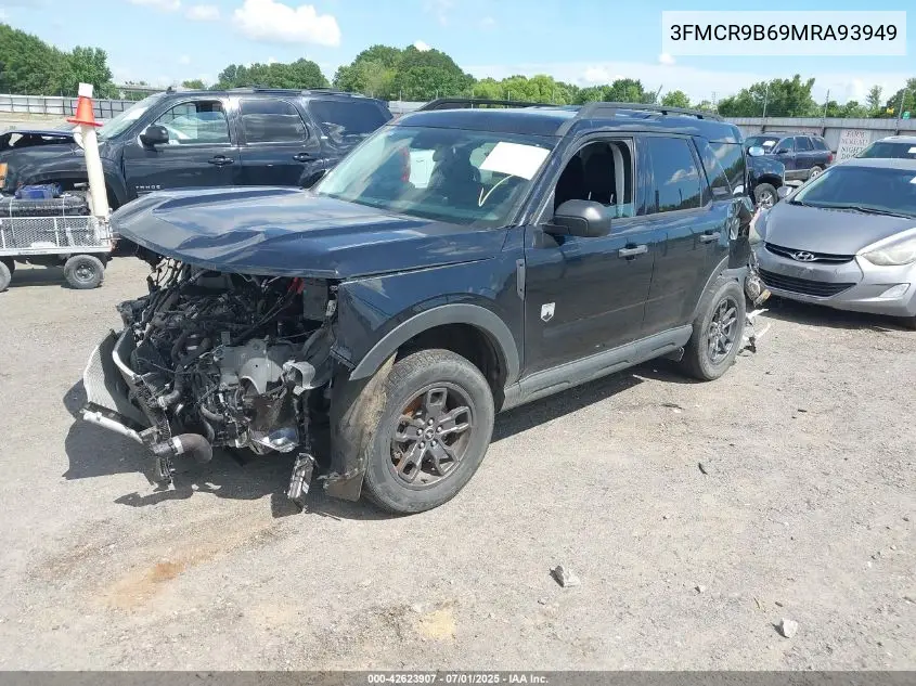 2021 Ford Bronco Sport Big Bend VIN: 3FMCR9B69MRA93949 Lot: 42623907