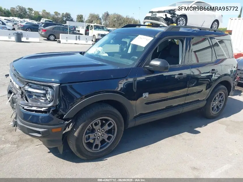 2021 Ford Bronco Sport Big Bend VIN: 3FMCR9B66MRA95772 Lot: 42627712