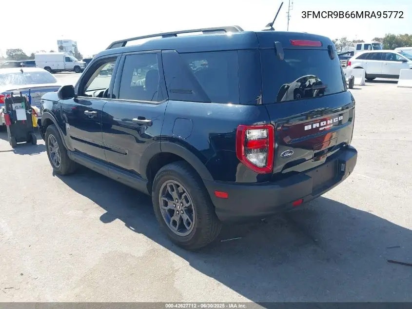 2021 Ford Bronco Sport Big Bend VIN: 3FMCR9B66MRA95772 Lot: 42627712
