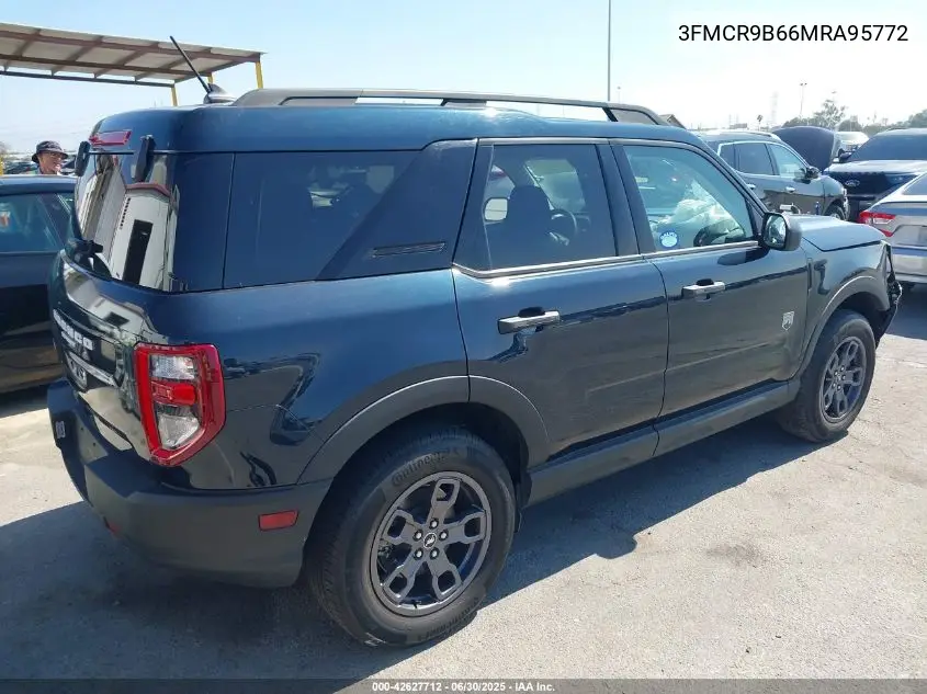 2021 Ford Bronco Sport Big Bend VIN: 3FMCR9B66MRA95772 Lot: 42627712