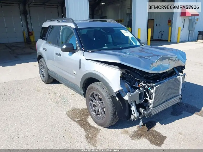 2021 Ford Bronco Sport Big Bend VIN: 3FMCR9B69MRA57906 Lot: 42628619