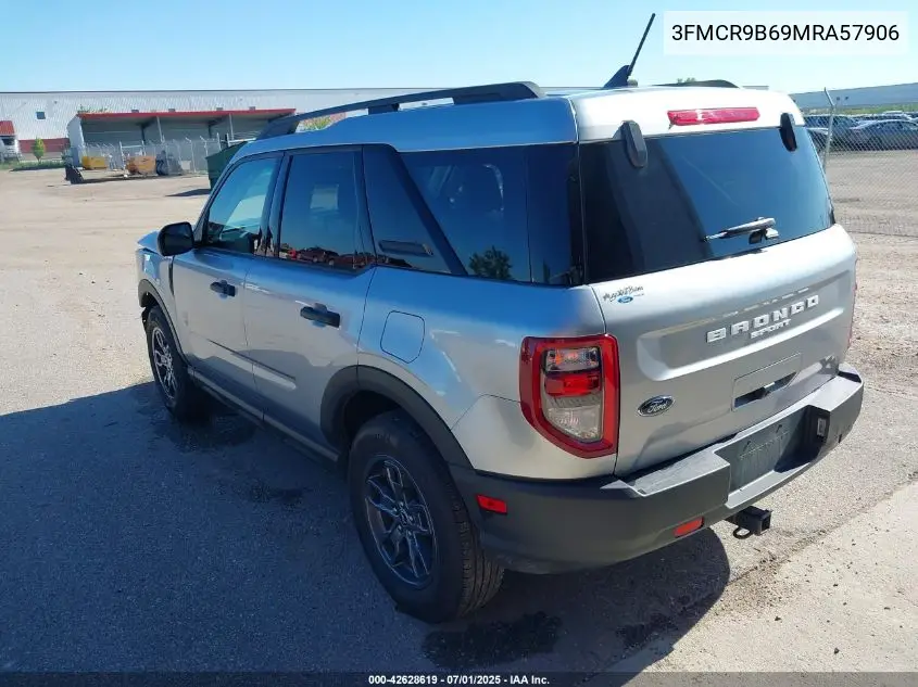 2021 Ford Bronco Sport Big Bend VIN: 3FMCR9B69MRA57906 Lot: 42628619