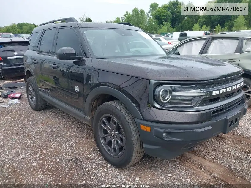 2021 Ford Bronco Sport Big Bend VIN: 3FMCR9B69MRA70607 Lot: 42628879