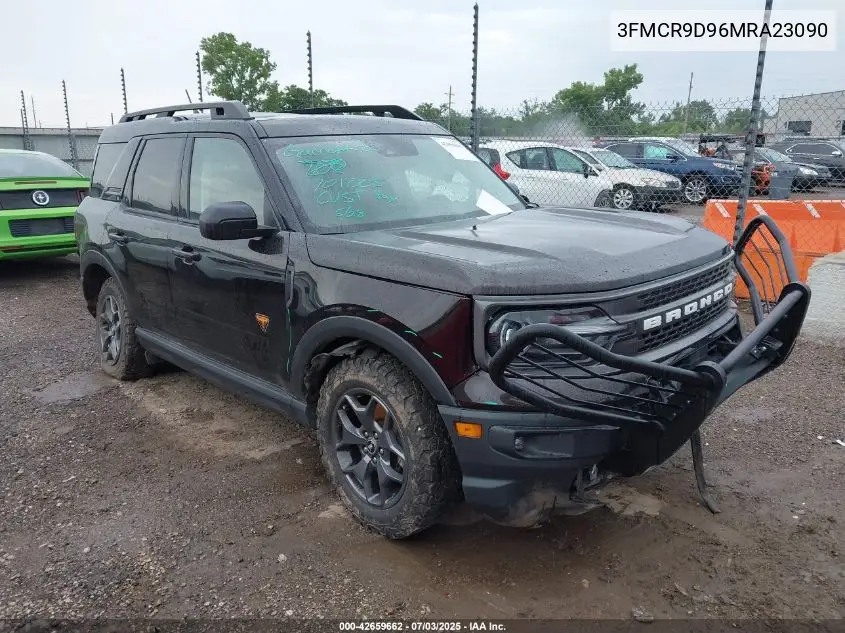 2021 Ford Bronco Sport Badlands VIN: 3FMCR9D96MRA23090 Lot: 42659662