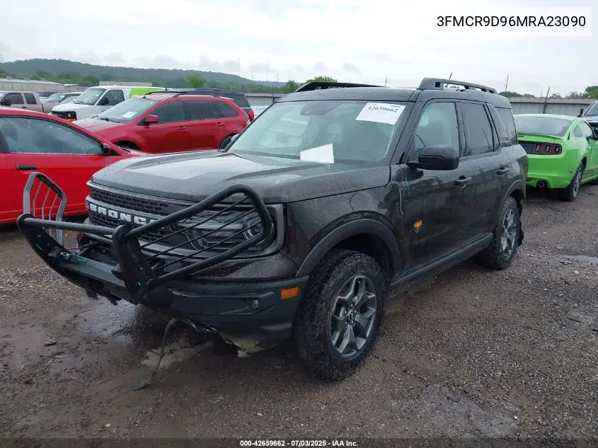 2021 Ford Bronco Sport Badlands VIN: 3FMCR9D96MRA23090 Lot: 42659662
