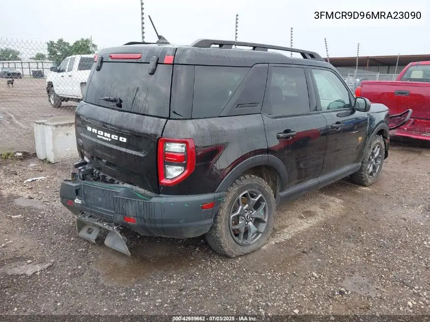 2021 Ford Bronco Sport Badlands VIN: 3FMCR9D96MRA23090 Lot: 42659662
