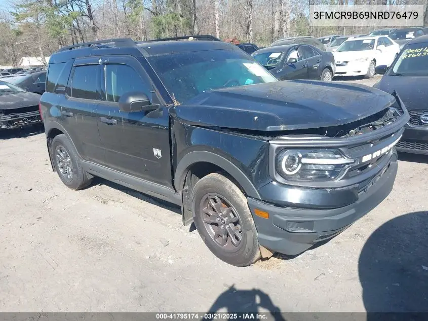 2022 Ford Bronco Sport Big Bend VIN: 3FMCR9B69NRD76479 Lot: 41795174