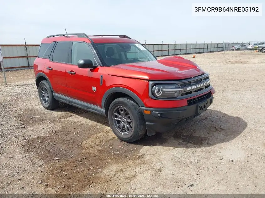 2022 Ford Bronco Sport Big Bend VIN: 3FMCR9B64NRE05192 Lot: 41921623
