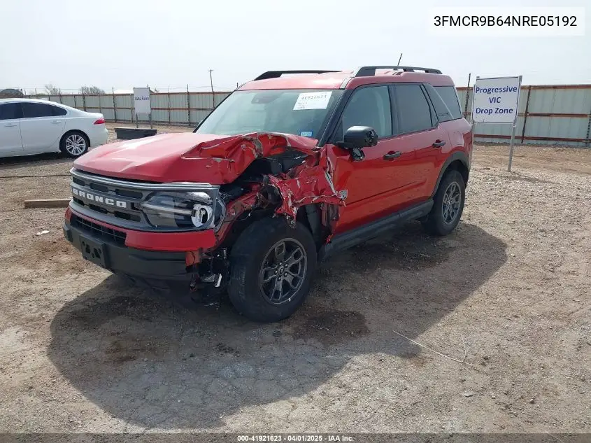 2022 Ford Bronco Sport Big Bend VIN: 3FMCR9B64NRE05192 Lot: 41921623