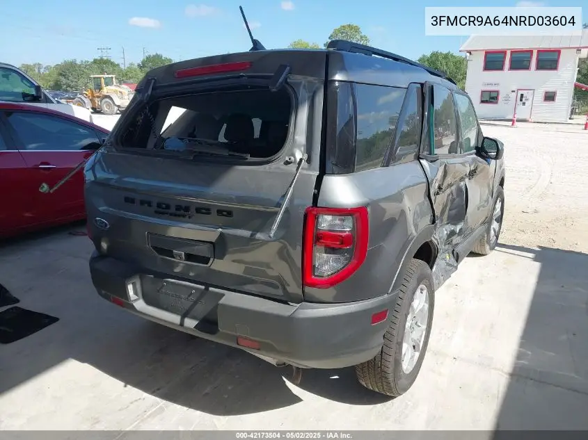 2022 Ford Bronco Sport VIN: 3FMCR9A64NRD03604 Lot: 42173504