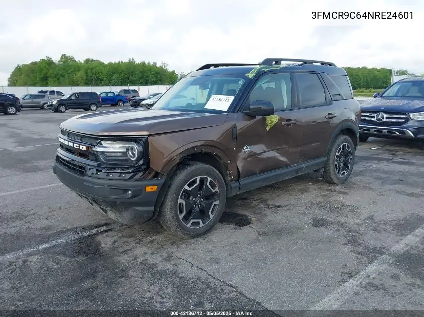 2022 Ford Bronco Sport Outer Banks VIN: 3FMCR9C64NRE24601 Lot: 42186712