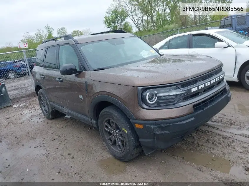 2022 Ford Bronco Sport Big Bend VIN: 3FMCR9B65NRD85566 Lot: 42192903