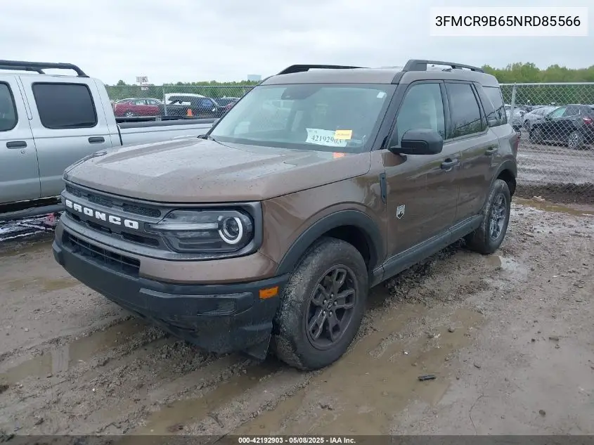 2022 Ford Bronco Sport Big Bend VIN: 3FMCR9B65NRD85566 Lot: 42192903