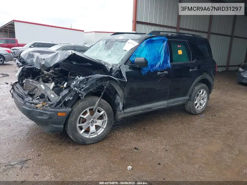2022 Ford Bronco Sport VIN: 3FMCR9A67NRD31297 Lot: 42194976