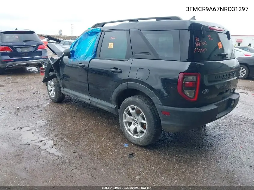 2022 Ford Bronco Sport VIN: 3FMCR9A67NRD31297 Lot: 42194976