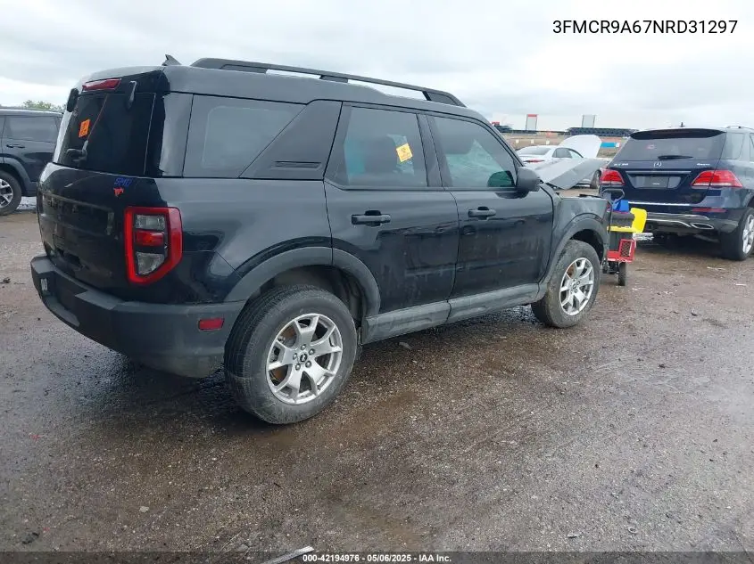 2022 Ford Bronco Sport VIN: 3FMCR9A67NRD31297 Lot: 42194976