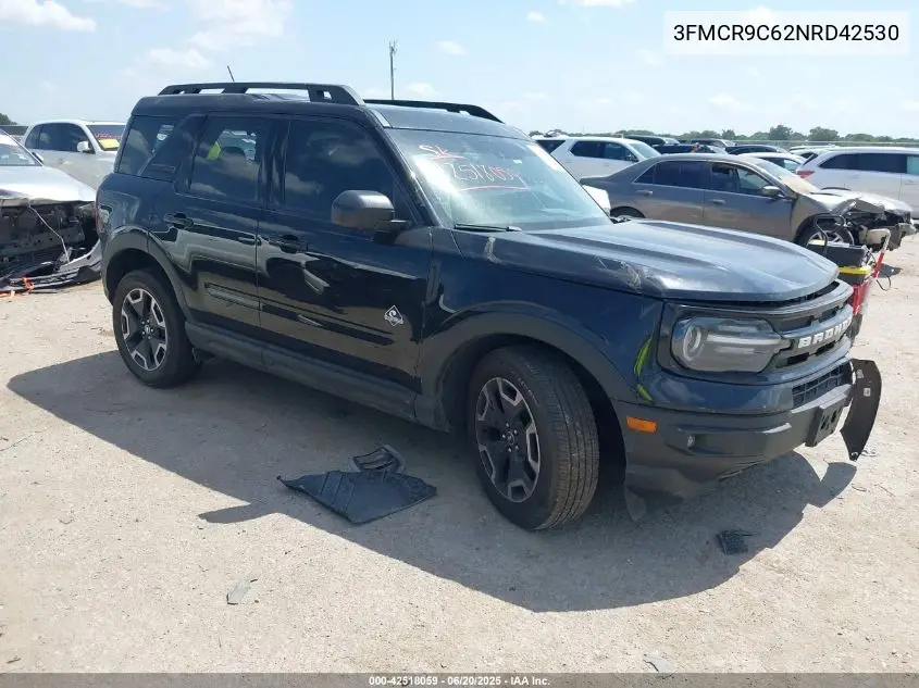 2022 Ford Bronco Sport Outer Banks VIN: 3FMCR9C62NRD42530 Lot: 42518059
