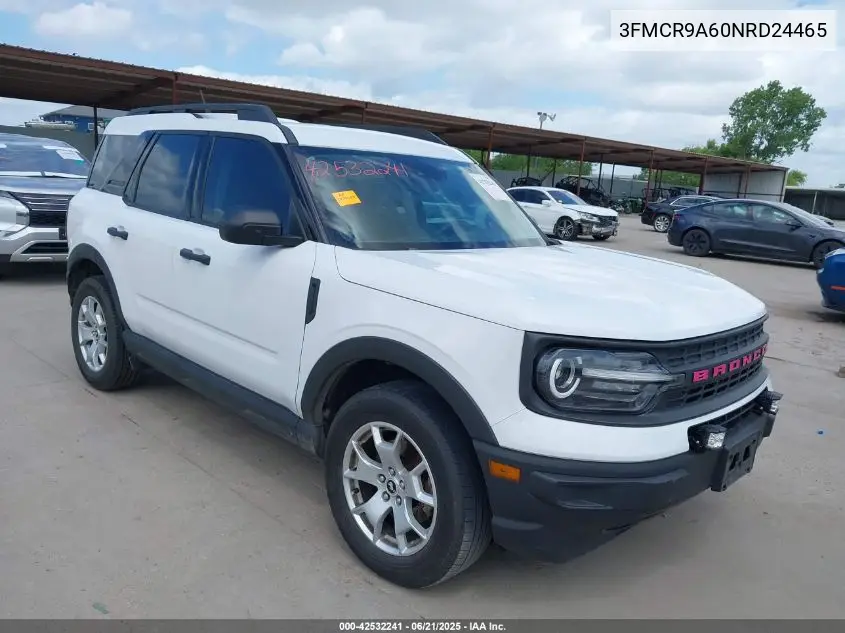 2022 Ford Bronco Sport VIN: 3FMCR9A60NRD24465 Lot: 42532241